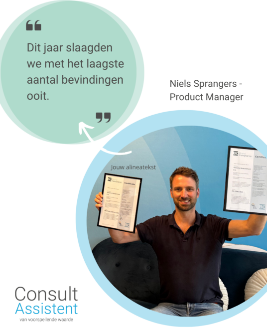 Succesvolle audit NEN 7510 en ISO 27001