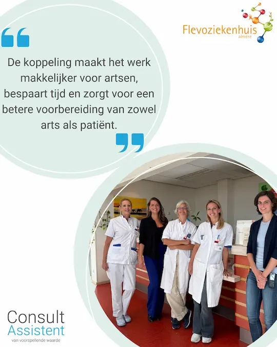 Koppeling tussen HiX en ConsultAssistent live bij Flevoziekenhuis