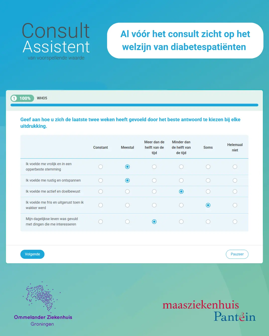 Digitale WHO-5-PROM von ConsultAssistent