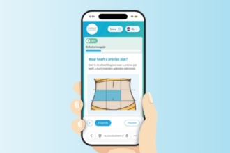 Telefoonscherm met digitale vragenmodule van ConsultAssistent